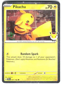 Pikachu (Pokemon Day 2026) Common Miscellaneous Cards & Products 051/162 NM - Image 1