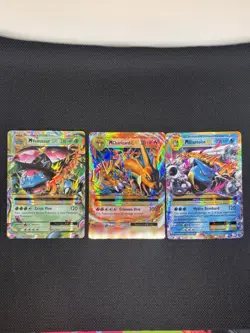 M Charizard EX, M Venusaur EX, M Blastoise EX - 3 Card Lot (Evolutions) - Image 1