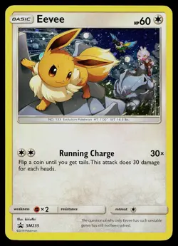 Pokemon Card - Eevee - Sun & Moon Promo SM235 Holo Promo - Image 1