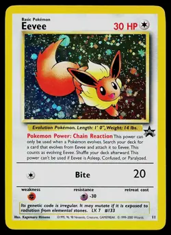 Pokemon Card - Eevee Wizards Black Star Promos 11 Promo - Image 1