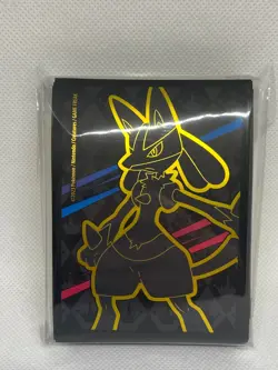 Lucario Sleeves - Crown Zenith Elite Trainer Box Pack Of 65 Pokemon TCG Card - Image 1