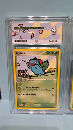 Pokemon TCG Crystal Guardians Ace Grade Bundle X 3 Cards,Incl BULBASAUR REVstamp - Image 2