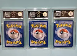 Pokemon TCG Crystal Guardians Ace Grade Bundle X 3 Cards,Incl BULBASAUR REVstamp - Image 5