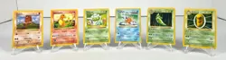 Vtg Pokemon Shadowless Base Set Card Lot of 6 Charmander Bulbasaur Magikarp MP - Image 1