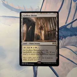 Godless Shrine x1 Ravnica Allegiance MTG Magic The Gathering NM Card - Image 1