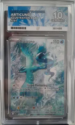 Pokemon TCG Articuno Card 161/159 Journey Together Illustration Rare Ace 10 - Image 1