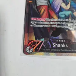 Shanks (2025 PSA Magazine Promo) OP09-001 One Piece Promotion Cards Foil - Image 2