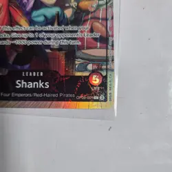 Shanks (2025 PSA Magazine Promo) OP09-001 One Piece Promotion Cards Foil - Image 5