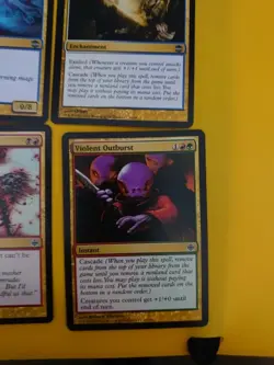Alara Reborn x6 MTG Card inc violent outburst, terminate,bloodbraid elf, wall. - Image 2