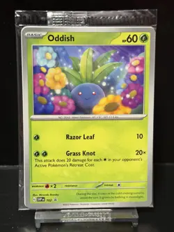 Oddish - 102 Normal SV: Scarlet & Violet Promo Cards SEALED - Image 1