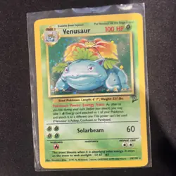 Venusaur Holo 18/130 - Base Set 2 - WOTC 1999 Pokemon Card - Vintage Rare! - Image 1
