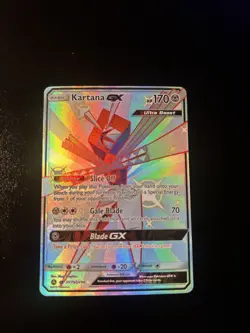 Pokemon TCG Kartana GX Hidden Fates Holo Full Art Ultra Rare Card SV73/SV94 - Image 1