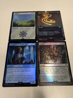 MTG LOTR Tales of Middle-Earth Foil Rare 34 Card Lot Elrond Bilbo Art Cards LTR - Image 3