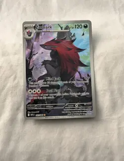 Zoroark 143/086 White Flare IR Holo Pokemon Card - Near Mint - Image 1