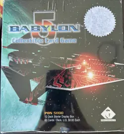 NEW-RARE-VINTAGE- Babylon 5 -Collectible Card Game Box-Premier Edition - Image 1