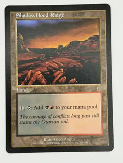 Shadowblood Ridge Odyssey MTG Magic The Gathering LP/NM - Image 1