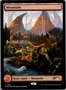 Mountain () Foil from Secret Lair Drop Series, #1514 in NM condition - Image 1