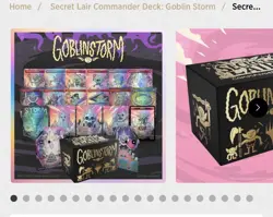 PreSale MTG Secret Lair Commander Deck Goblin Storm PRE-ORDER NEW/SEALED - Image 1