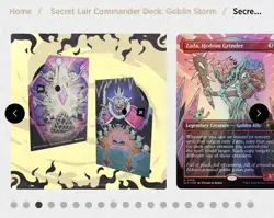 PreSale MTG Secret Lair Commander Deck Goblin Storm PRE-ORDER NEW/SEALED - Image 2