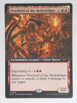 Overlord of the Boilerbilges (Extended Art) M Duskmourn: House of Horror 380 NM - Image 1