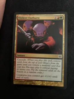 Violent Outburst Alara Reborn - MTG Magic the Gathering - NM - Image 1