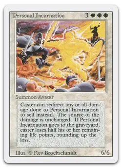 Personal Incarnation (LP) Revised Edition 3ED Magic MTG - Image 1