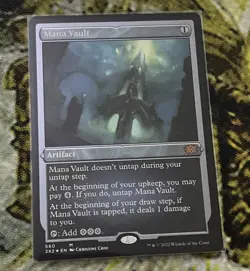 Mana Vault Foil Etched NM Double Masters 2022 2X2 Magic Unplayed - Image 1