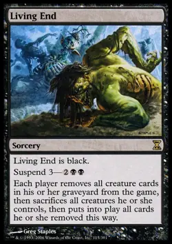 MTG Living End, Time Spiral, Heavily Played, English - Image 1