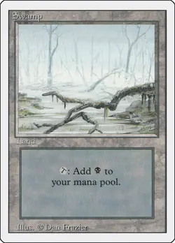 Swamp (A) - Revised Edition (3ED) - Image 1