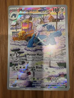 Pokemon TCG Metagross 178/162 Temporal Forces Holo Card Illustration Rare - Image 1