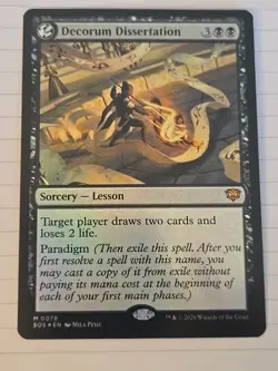 MTG Mythic Decorum Dissertation Secrets of Strixhaven Foil NMOB - Image 2