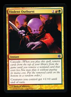 * * 1x Violent Outburst x1 * * Alara Reborn MTG NM Near Mint or Close - Image 1