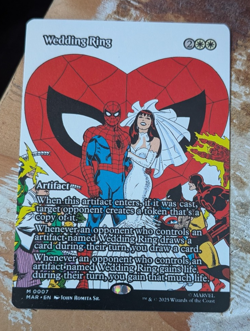 MTG Wedding Ring - Marvel's Spider-Man - NM Borderless - Image 1