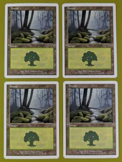 Forest (328) x4 Seventh Edition 7th 4x Magic the Gathering MTG - Image 1