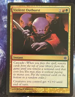 Magic The Gathering, Violent Outburst, NM - Image 1