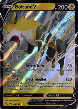 Pokemon TCG Boltund V 103/264 Holofoil SWSH08: Fusion Strike - Image 1