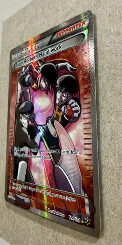 Team Rocket's Handiwork MP 124/124 Full Art Ultra Rare Fates Collide 🏝 Pokemon - Image 3