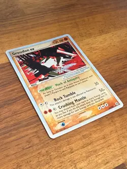 Pokemon Hidden Legends Groudon EX 93/101 Holo LP - Image 2