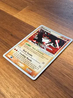 Pokemon Hidden Legends Groudon EX 93/101 Holo LP - Image 3