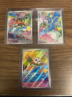 Pokemon Alola: Rowlet, Litten, Popplio TCG First Partner Illustration Series 1 - Image 1