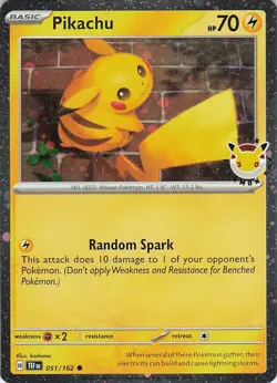 Pikachu (Pokemon Day 2026) Holo Common Miscellaneous Cards & Products 051/162 NM - Image 1