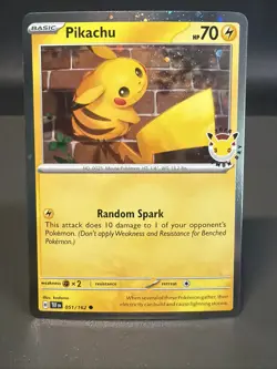 Pikachu Pokemon Day 2026 051/162 30th Anniversary Promo Pokemon TCG - Image 1