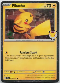 Pikachu (Pokemon Day 2026) 051/162 Holo NM/M - Image 1