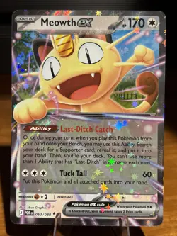 Meowth Ex 062/088 Perfect Order Nm Pokemon Tcg Trading Card - Image 1