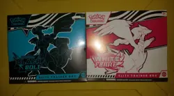 Pokemon Black Bolt and White Flare Elite Trainer Box ETB Set of 2 FACTORY SEALED - Image 1