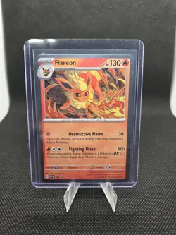 Pokemon Flareon 167 SV Black Star Promos Promo Stage 1 Flame Regular EN - Image 1