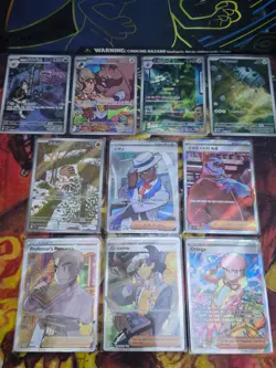 Pokemon Illustration Rares and Full Art Trainers Lot x10 All MT/NM!! - Image 1