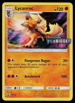 Pokemon Card - Lycanroc - (Prerelease) Sun & Moon Promo SM118 Holo Promo - Image 1