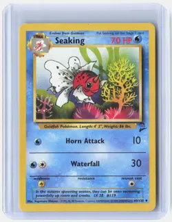Seaking 60/130 Uncommon Base Set 2 Pokemon Lightly Played - Image 1