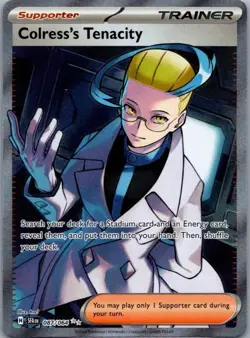 Colress's Tenacity 087/064 Ultra Rare Shrouded Fable Pokemon Holo Near Mint - Image 1